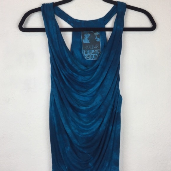 YFB Blue Tie Dye Modal Dress - XS - Picture 2 of 8